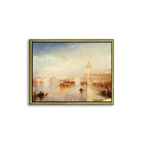 Stampa su Carta su tela o Quadro su tela o con Cornice William Turner The Dogana - Imagen 6 de 9