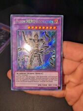 YuGiOh Vision Hero Adoration Secret Rare GENF-EN096 1st Edition LP