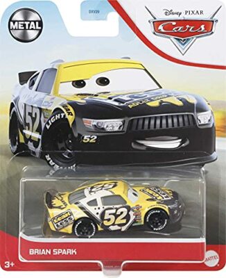Cars 2021 Mattel 1:55 Diecast Mini Car 1 Pack Brian Sparks