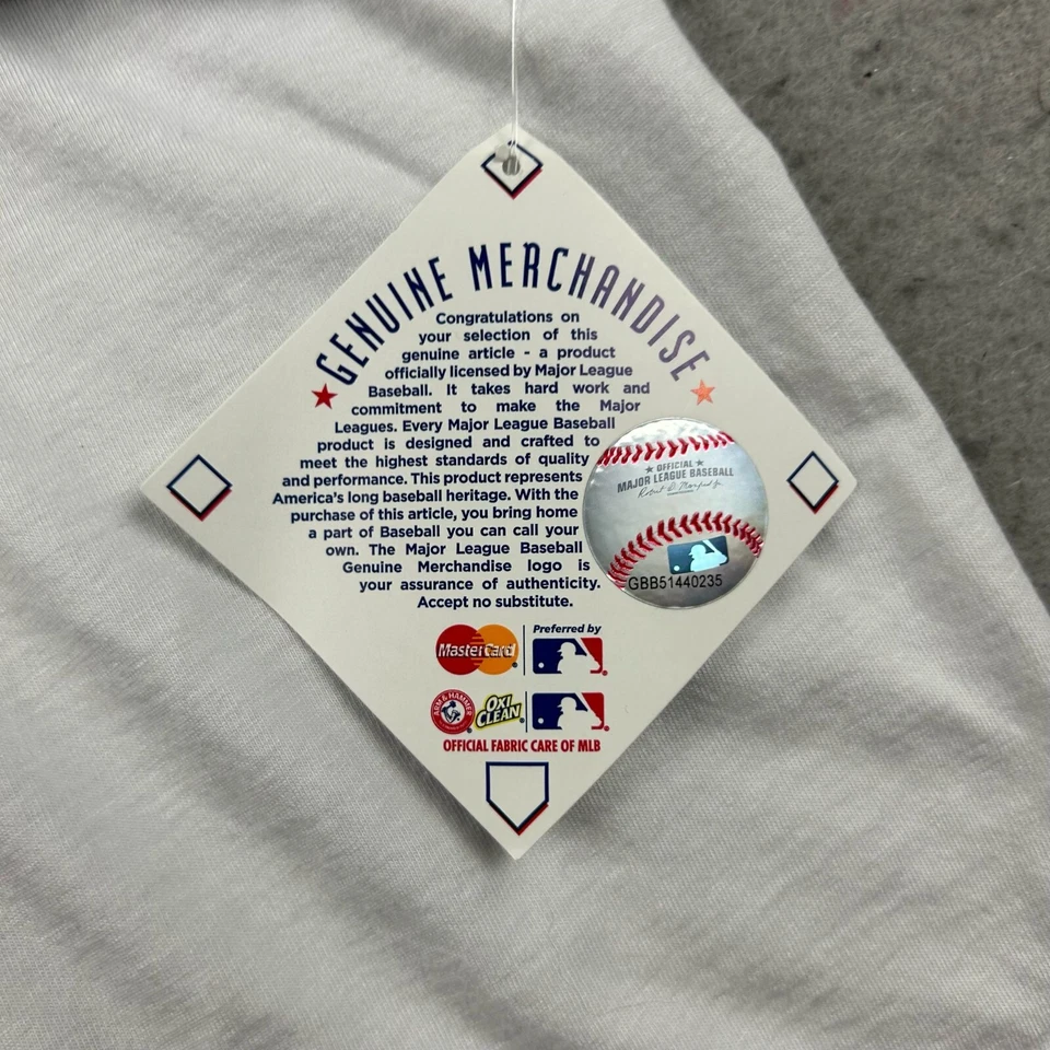 Camiseta de béisbol MLB New York Yankees para mujer 2X azul blanco mangas 3/4 nueva con etiquetas Foto 4 de 4