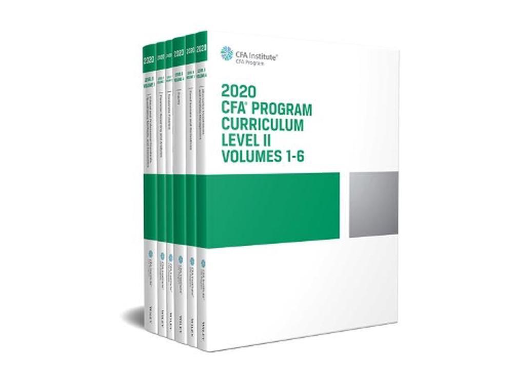 CFA Program Curriculum 2020 Level II, Volumes 1-6 Box Set by CFA Institute (Engl-image