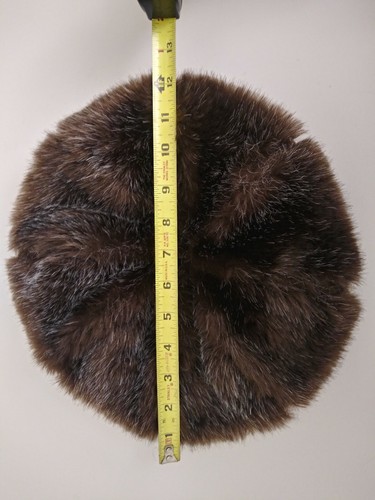 Vintage 1970 Everitt Brown Color Faux Fur Barrett EUC - Picture 8 of 11