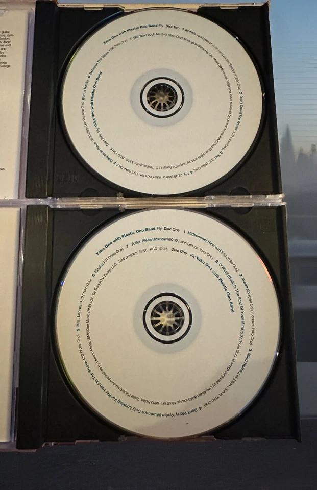 Yoko Ono With Plastic Ono Band - FLY 2 CDs - Rykodisc - Remastered ✨Excellent ✨ Foto 2 de 3