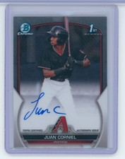 2023 Bowman Chrome #CPA-JCL Juan Corniel 1st Bowman Auto