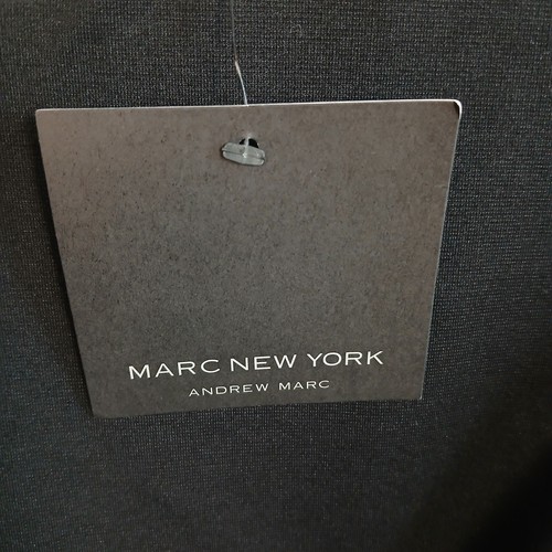 Marc New York Mixed Media Faux Leather Fit & Flare Midi Dress Size L Black NWT - 第 5/17 張圖片