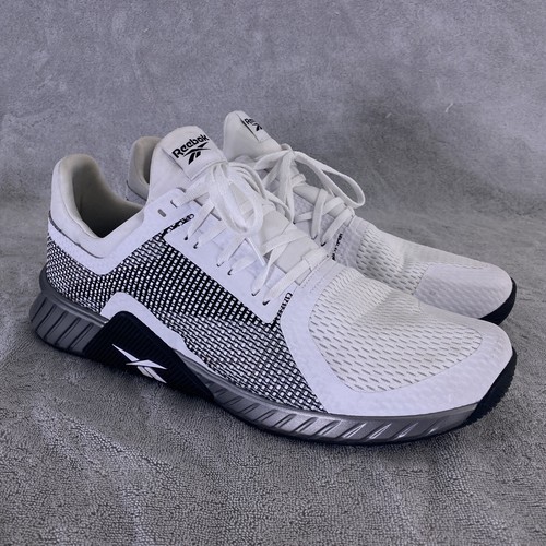 REEBOK FLASHFILM Mens Athletic Shoes clr WHITE w BLACK sz 13 / EF4576 / JJ  WATT | eBay