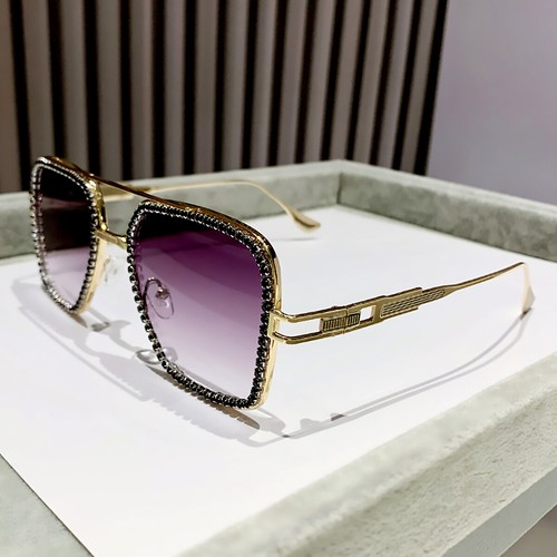 Luxury Square Rhinestone Women's Sunglasses Fashion Outdoor Shades Glasses Men - Picture 18 of 25