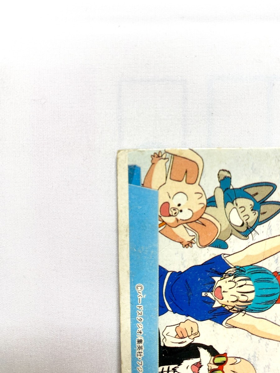 Bulma Master Roshi Dragon Ball Z Menko Shueisha Mini Card TCG