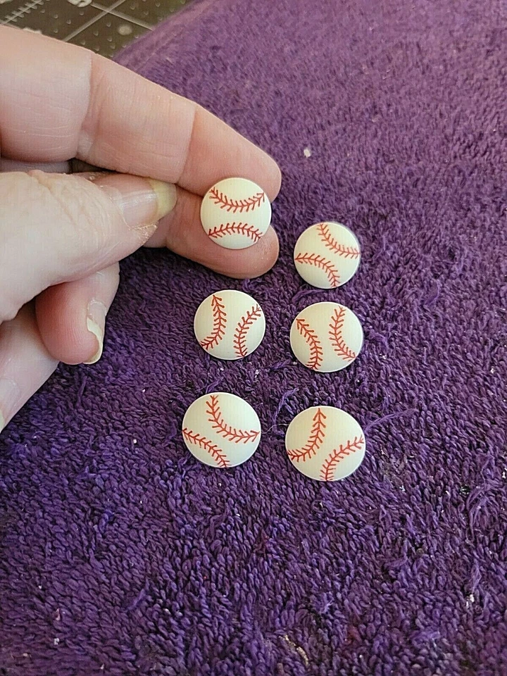 +Baseball Home Run Thumb Tacks Push Pins - 6pc Set - Fun & Very Unique! - Image 3 of 4