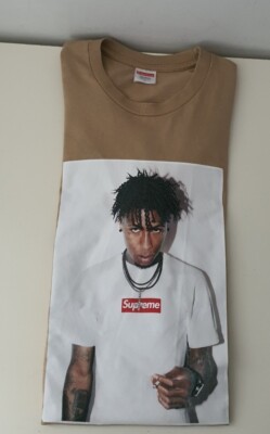 FW23 Supreme NBA Youngboy Photo Tee size L Large Khaki T-shirt Tan 