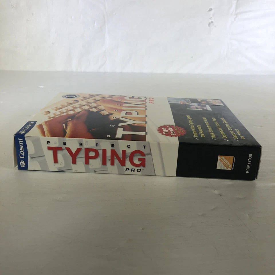 Perfect Typing Pro : Cosmi : Windows 98 SE/ME/2000/XP Software Sealed 2005 - Image 3 of 3