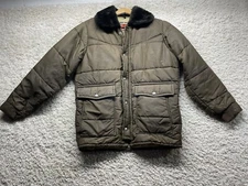 Vintage 1970’s Big Smith Western Outerwear Brown Puffer Coat Fits Like Large