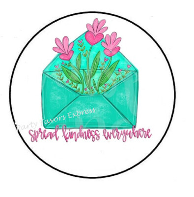 10cm Auto-Aufkleber Sticker Decal Laptop Farbe Spread Kindness Everywhere R732
