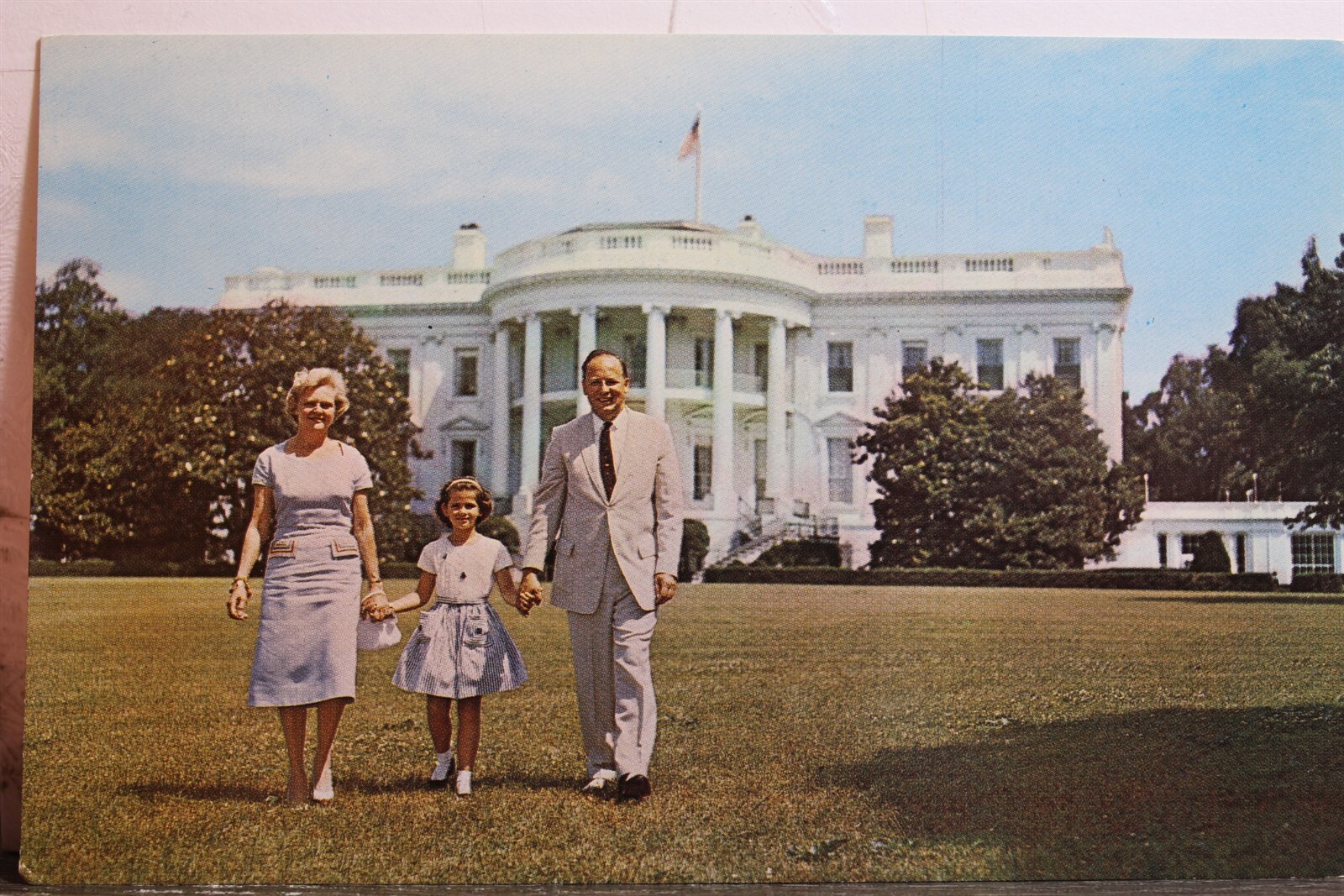 Wayne L Hayes Congressman Washington DC White House South Lawn Postcard