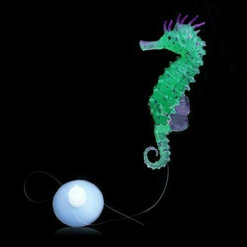 Aquarium Decoration Water Artificial Sea Horse Glowing Effect Fish Tank Fun Home - Picture 11 of 11