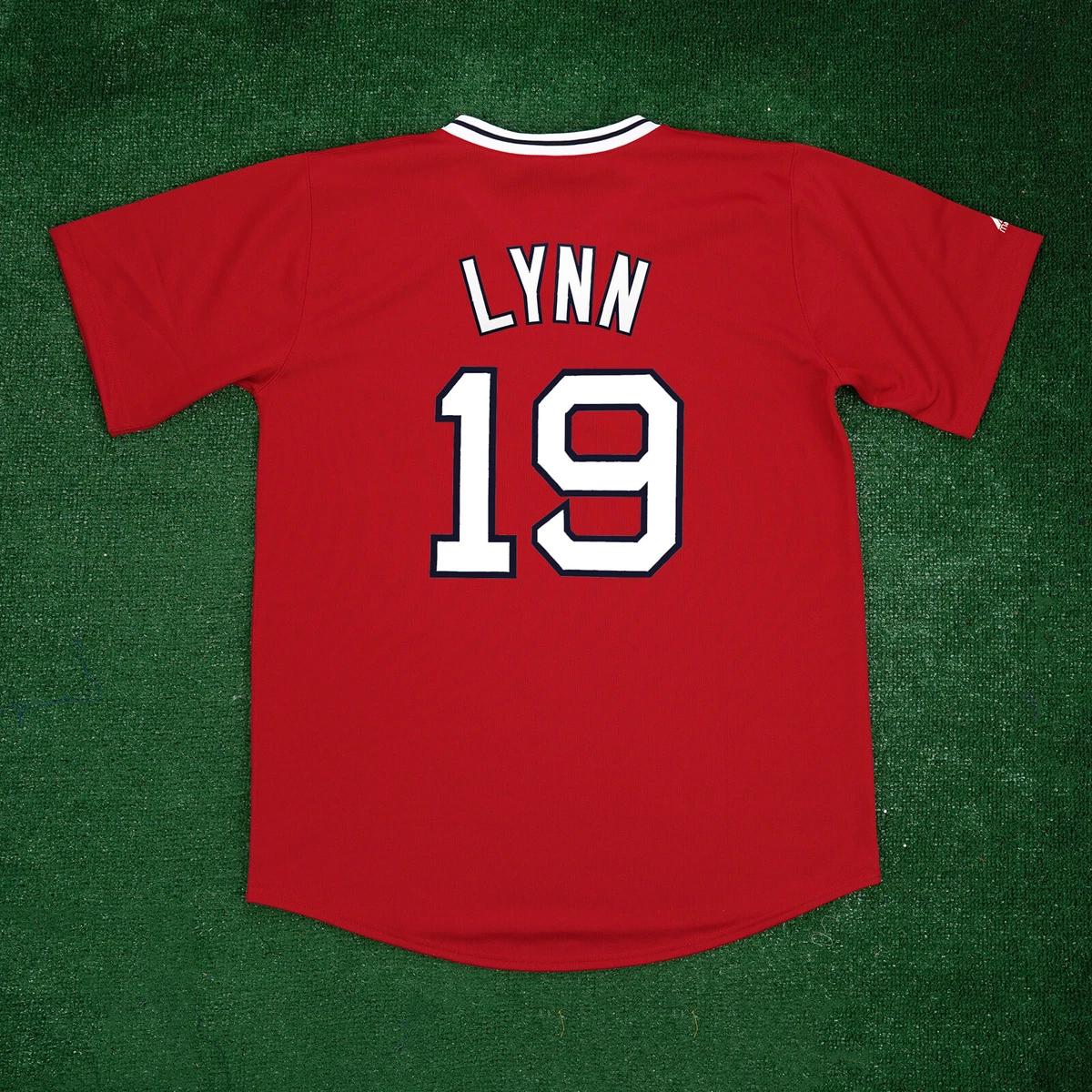 Fred Lynn Boston Red Sox Red Throwback Cooperstown Men's