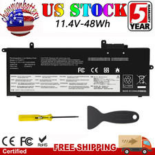 01AV470 01AV471 L17C6P71 L17M6P71 Battery for Lenovo ThinkPad X280 A285 48Wh