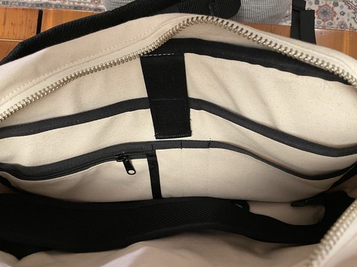 New! Topo Designs Heritage Canvas & Leather Briefcase Bag. Backpack. Made In USA - Picture 16 of 19