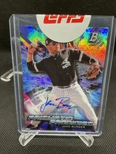 2018 Bowman Platinum, Jake Burger (RC) Rookie Autograph 18/50, #PPP-4, Marlins