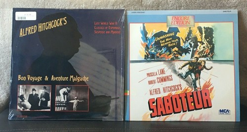 LOT of 7 Alfred Hitchcock Laserdisc Laser Disc Notorious Rope Sabotage Frenzy - Picture 4 of 12