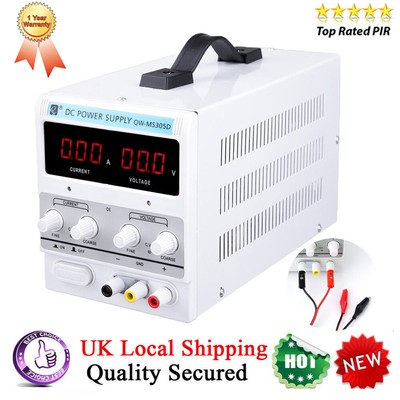 30v 5a 10a Dc Bench Power Supply Precision Dual Digital Adjustable