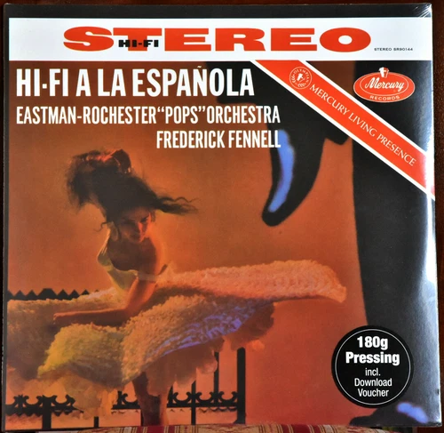 AUDIOPHILE TAS LIST MERCURY SR90144 180g "HI-FI A La Espanola" FENNELL SEALED