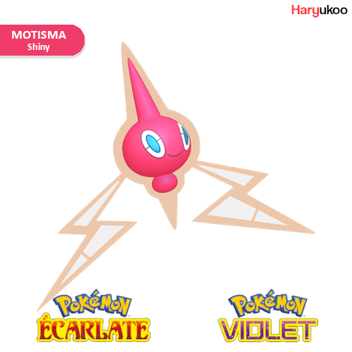 Pack Pokémon Écarlate/Violet FR : Motisma Shiny 6IV LV100 + Master Ball - Pour Nintendo Switch