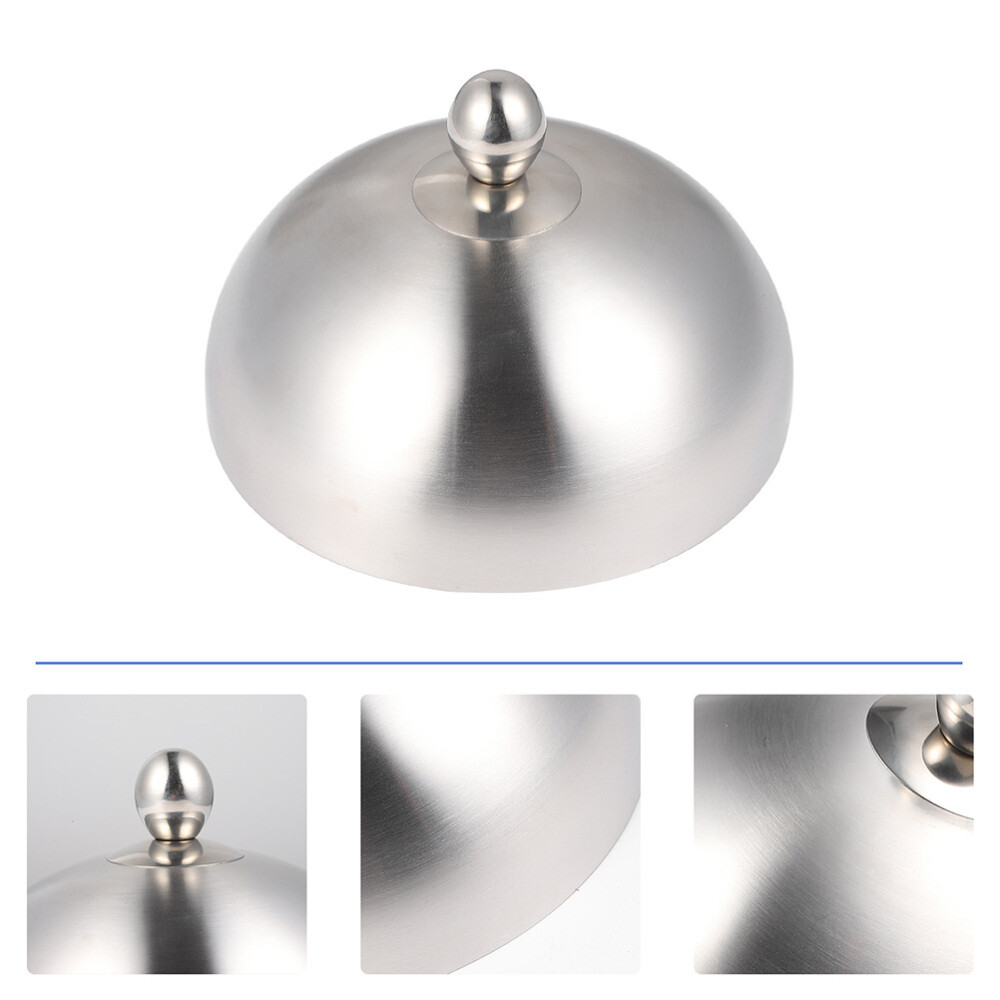 Stainless Steel Food Dome Griddle Steamer Lid Anti Cooking Cover eBay