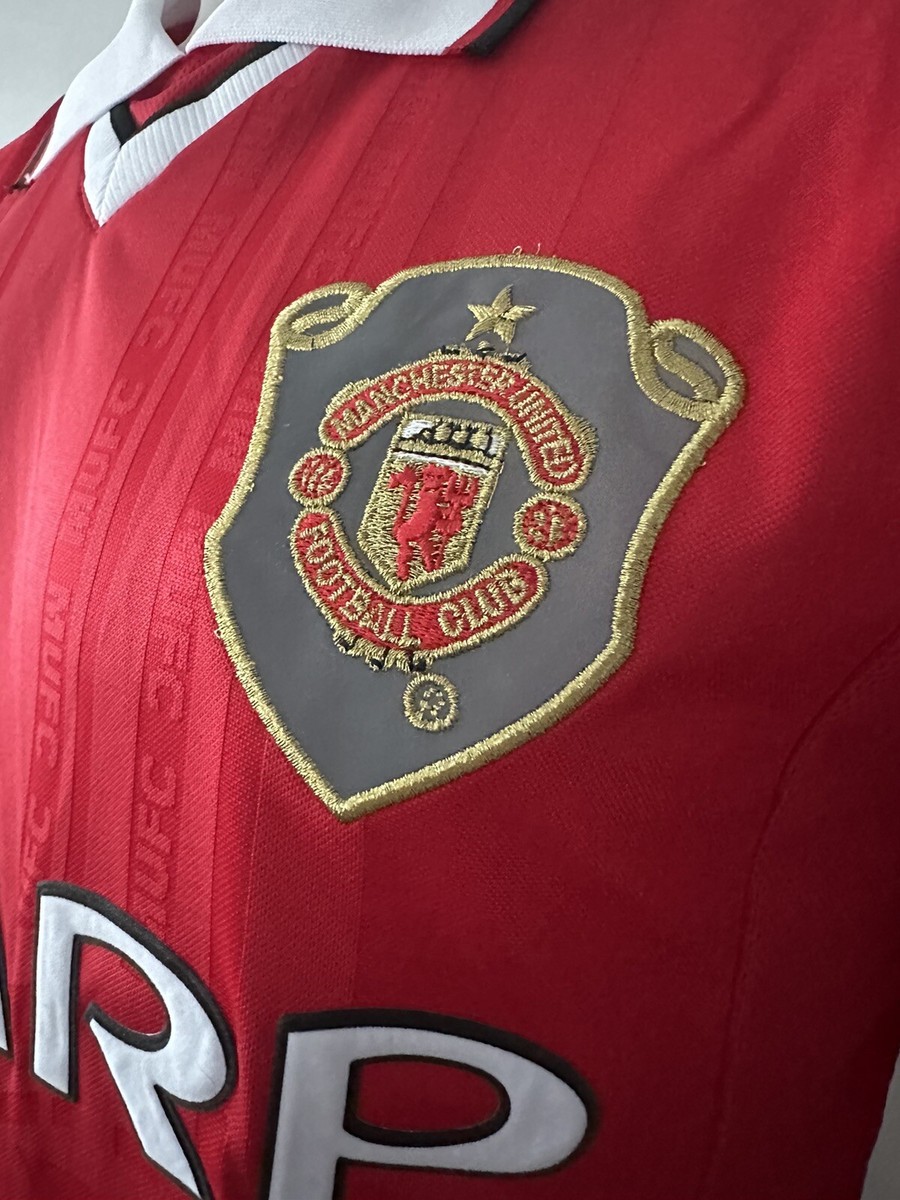 Manchester United David Beckham CL Final 1999 Long Sleeve Red