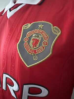 Manchester United David Beckham CL Final 1999 Long Sleeve Red