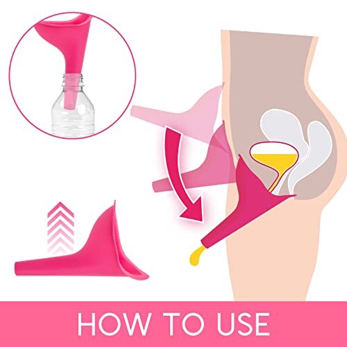 Urinal for Women, 4PCS Female Urinal Pee Funnel Portable Urination Device for - Picture 2 of 7