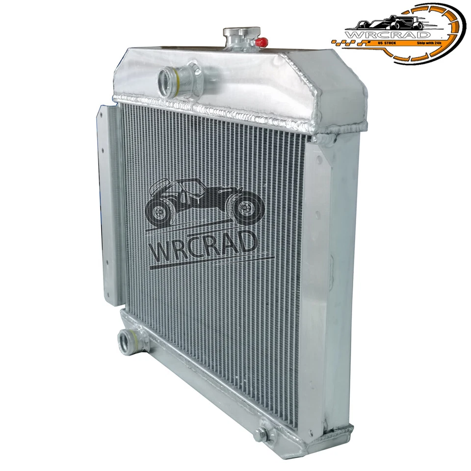 2Row Aluminum Radiator Fit 1951 1952 1953 Willys Aero Station Wagon MT 2.6L 2.2L - Изображение 3 из 4