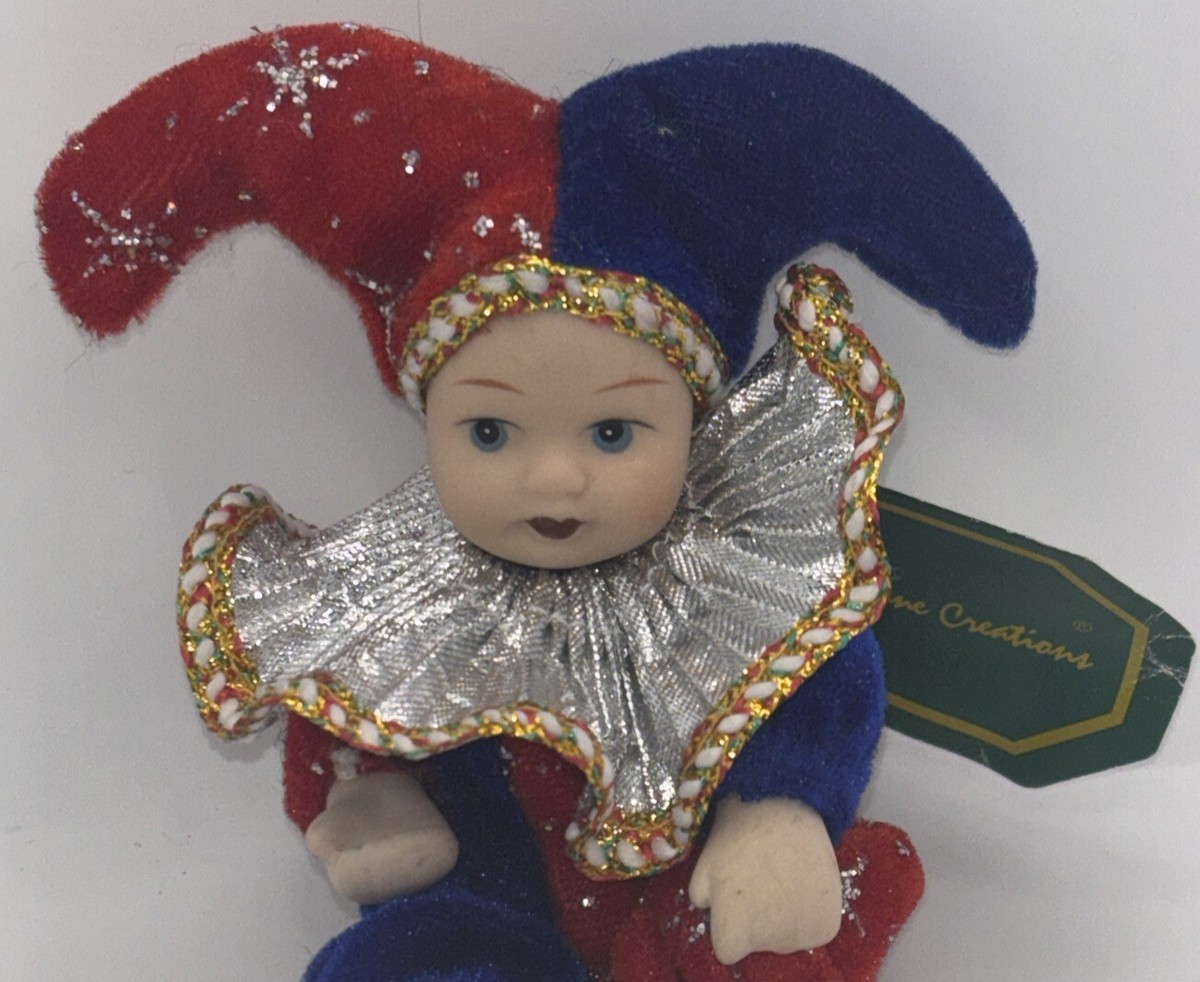 Baby Jester Clown Cornerstone Creations Rare Collectible 6 