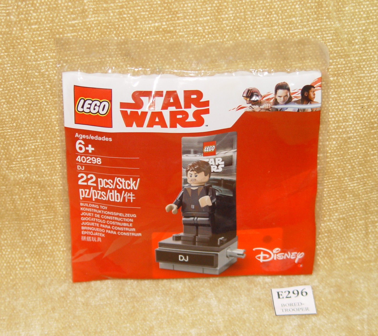 LEGO Sets: Star Wars Ep8: 40298-1 DJ Code Breaker Minifigure polybag (2018) BNIB