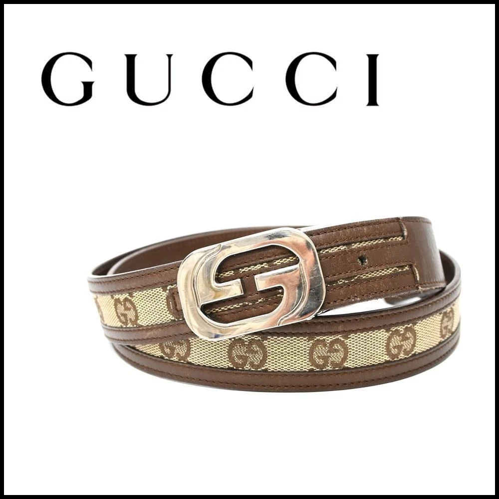 41755 Ceinture Homme Modèle GUCCI GG Cuir
