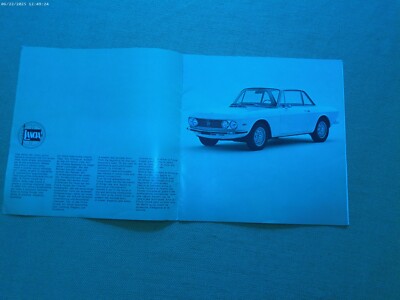 Lancia FULVIA COUPE Deluxe Dealer FOLD OUT SALES BROCHURE