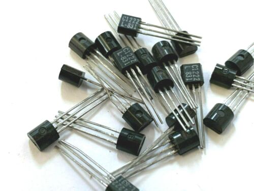 6 Pieces | 2SC1222 NPN 0.25W 30V 0.03A Transistor - Genuine - Picture 2 of 2