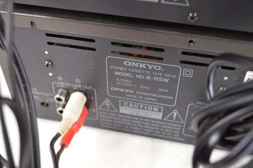 Onkyo R-05 Amplifier C-05 CD Player K-05W Tape Deck Bundle WORKS 230V EU PLUG!! - Picture 12 of 14
