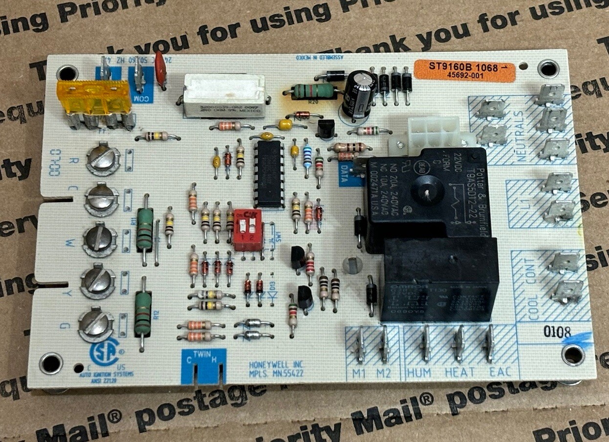 Honeywell ST9160B 1068 Furnace Control Board OEM Armstrong 45692001🔥