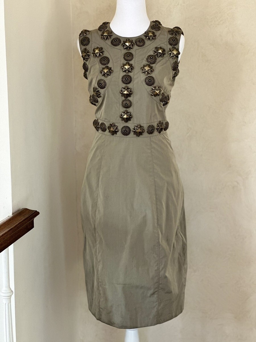 burberry silver dress Burberry Knight Hardware Dress , Size: 02
