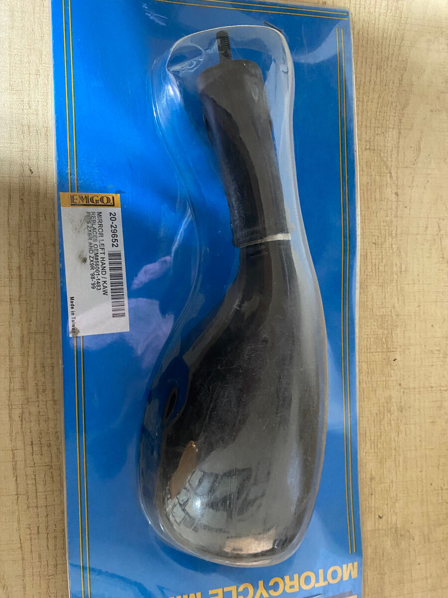 1998-99 Kawasaki ZX6R ZX9R Left Hand Mirror Emgo Part # 20 1998-99 Kawasaki ZX6R ZX9R Left Hand Mirror Emgo Part # 20