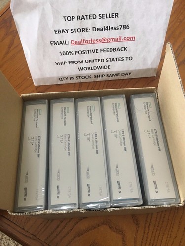 HP C7975A LTO 5 Ultrium 1.5 TB / 3.0 TB Data Cartridge*20 PACK* WITH LABELS - Picture 3 of 3