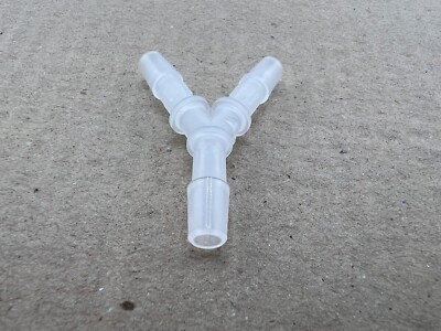 Eldon James Natural Polypropylene ''Y'' fitting equal leg 1/4 inch ID hose Y0-4NP