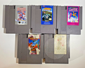 NES Lot: Karnov, Rad Racer, Heavy Shreddin, Al Unser Jr Racing, Blades of Steel
