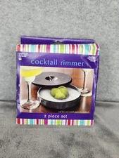2 Piece Set Cocktail Salt Rimmer Bartender Tool Cocktail Cocktail Glass Rimmer