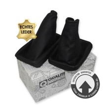 LEDER SCHALTSACK SCHALTMANSCHETTE HANDBREMSSACK OPEL CORSA C (00-09) SCHWARZ