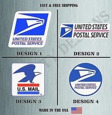 USPS POSTAL SERVICE MAIL DELIVERY VINYL DECAL STICKER CAR TRUCK BUMPER WALL 4MIL
