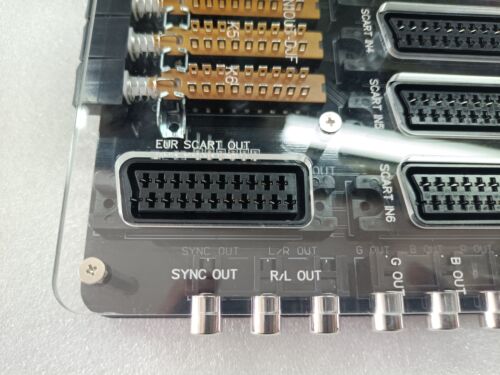 Arcade Maschine 6 in 1 manuelle Verteilung Video Scart Verteiler Konverter - Bild 6 von 9
