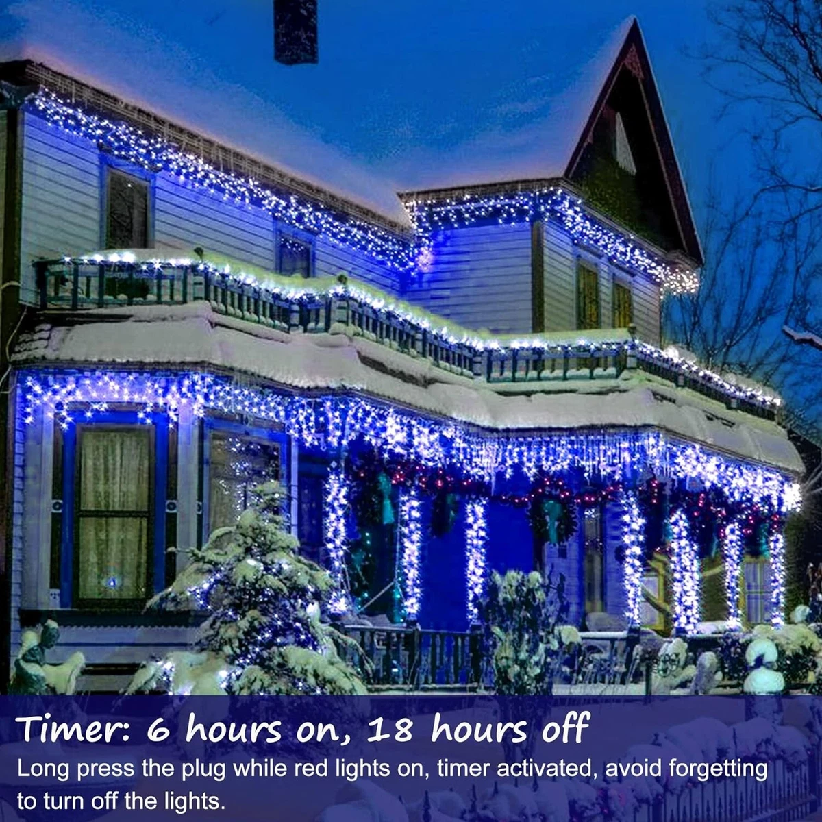 Led blue outdoor sale lights