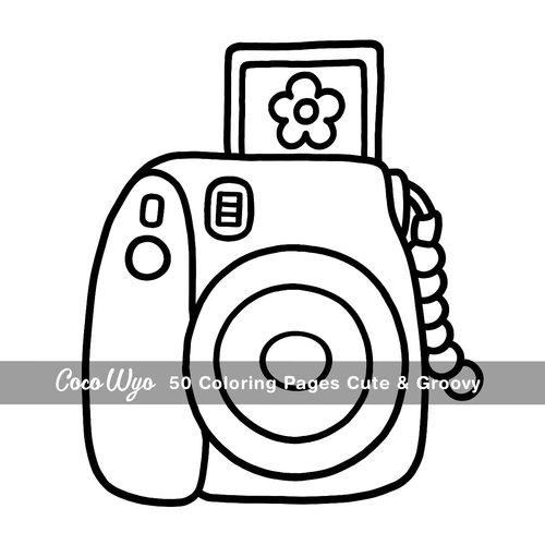 Cute & Groovy: Coloring Book for Adults and Kids, Bold and Easy, Simple and Big - Picture 3 of 12